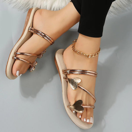 Pantuflas Corazón Verano Planas Playa Amor para Mujer - Image 16