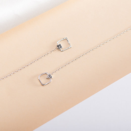 Aretes Largos con Diamantes Brillantes - Image 5