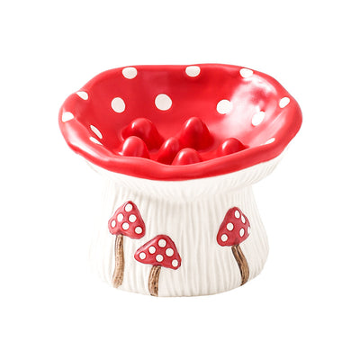 Comedero Elevado para Gatos y Perros con Diseño Decorativo de Seta - Image 5