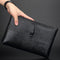 Bolso de Cuero Premium para Hombre - Cartera Clutch de Piel Genuina