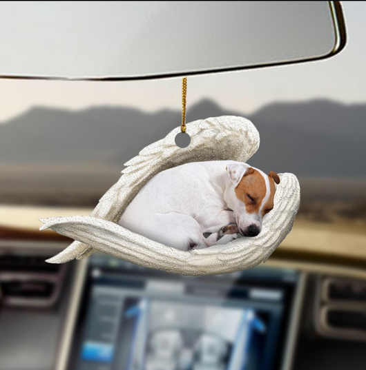 Adorno Colgante Perro Ángel Durmiendo - Decoración Acrílica para Auto, Hogar y Puertas - Image 24