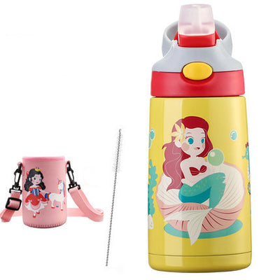 Termo Infantil Acero Inoxidable Antiderrames con Popotes para Bebés - Image 3