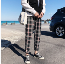 Pantalones Skinny Cuadriculados Estilo Hong Kong - Casual Moderno para Hombre - Image 4