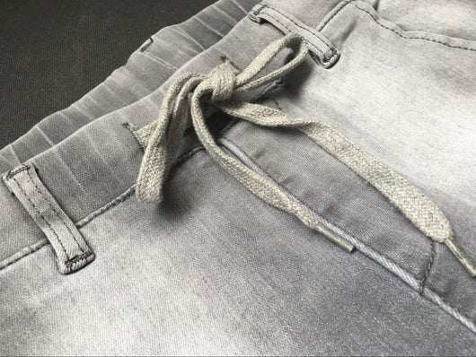 Pantalones Deportivos Elásticos Grises Talla Grande para Mujer - Image 15