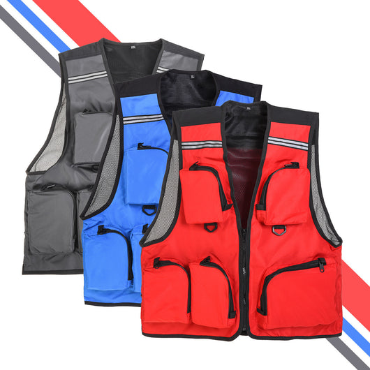 Chaleco de Pesca Multibolsillos Impermeable para Actividades Outdoor - Image 5