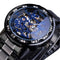 Reloj Mecánico Hueco con Cristales Brillantes