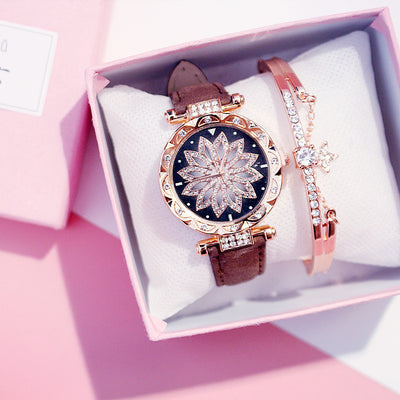 Reloj de Cuarzo Giratorio para Mujer con Diseño Casual - Image 8