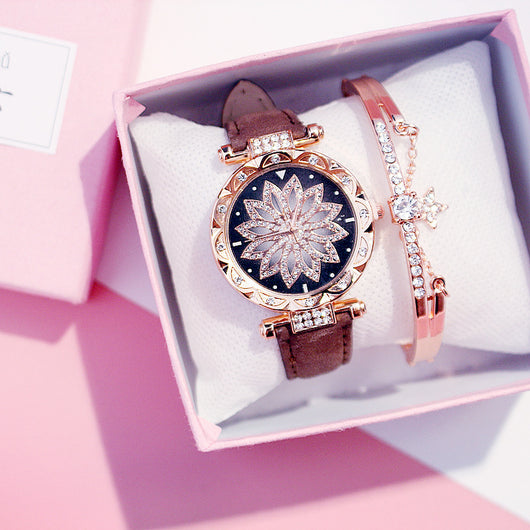Reloj de Cuarzo Giratorio para Mujer con Diseño Casual - Image 8