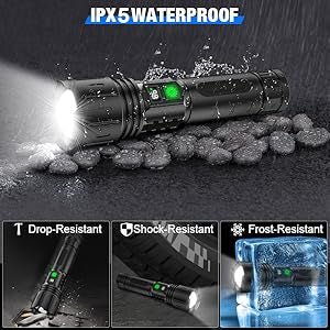 Linterna LED Recargable de Alta Potencia para Patrullaje y Emergencias - Image 15