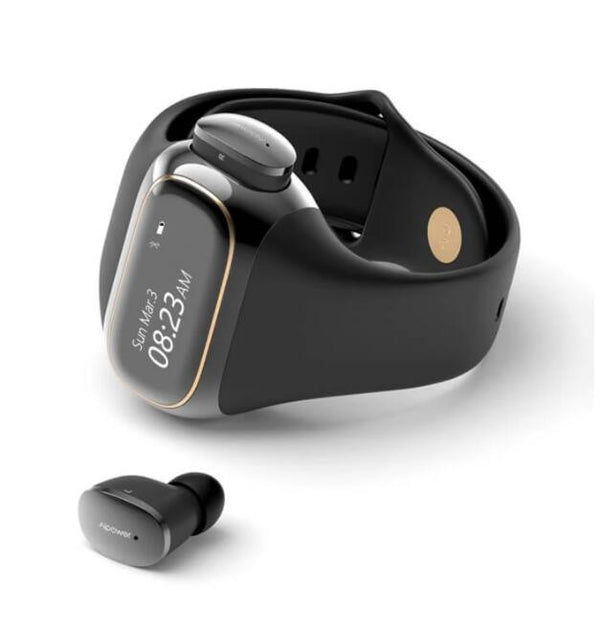 Pulsera Auricular 2 en 1 Inalámbrica