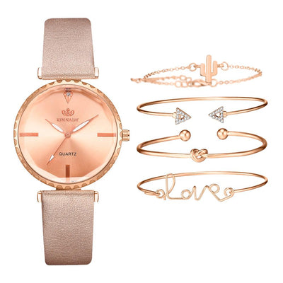 Reloj de Cuarzo Clásico para Mujer con Pulsera Combinada - Image 37