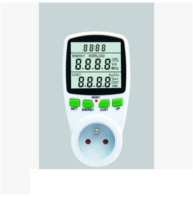 Medidor de Energía Inteligente 3860W con Enchufe Alemán para Hogar Conectado