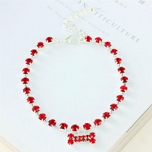 Collar Colgante Hueso con Brillantes - Image 15