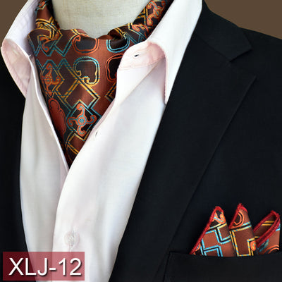 Pañuelo Ascot para Hombre - Corbata de Cuello Estilo Inglés - Image 14