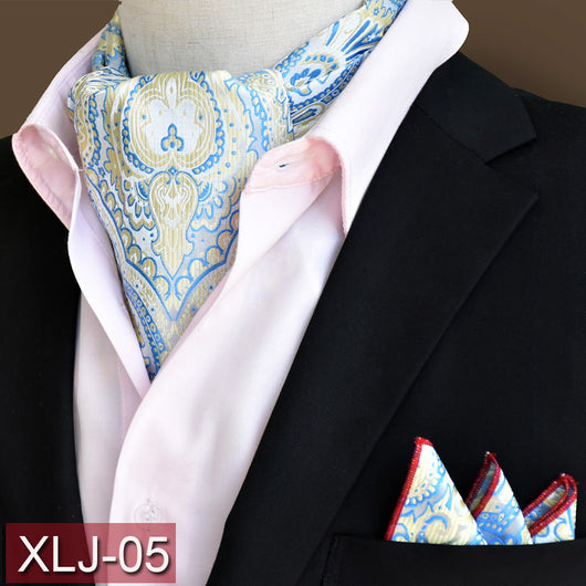 Pañuelo Ascot para Hombre - Corbata de Cuello Estilo Inglés - Image 10
