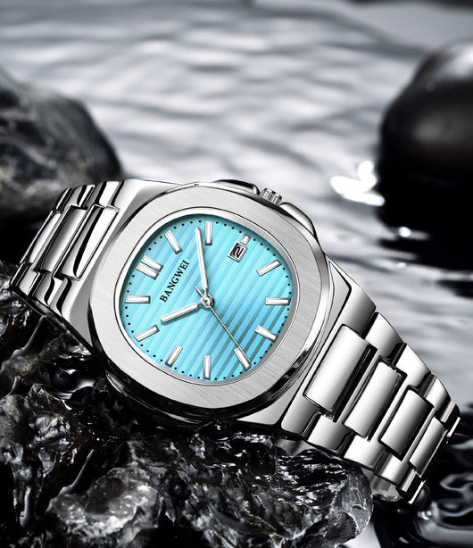 Reloj Hombre Acero Inoxidable Resistente al Agua con Esfera Luminosa - Image 17