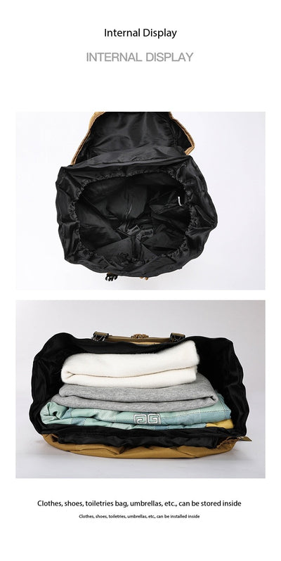 Mochila de Senderismo de Gran Capacidad - Resistente para Camping y Viajes Largos - Image 28