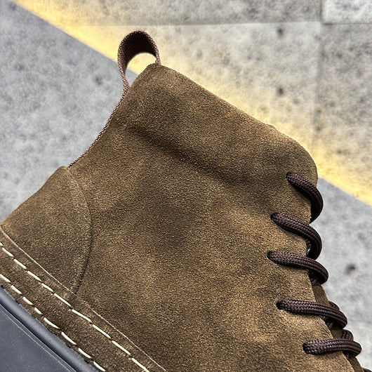 Botas Martin de Gamuza Forradas en Fleece - Zapatos Casuales Cálidos con Suela Reforzada - Image 13