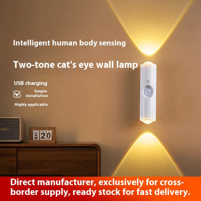 Lámpara Nocturna Inteligente con Sensor de Movimiento y Carga Magnética