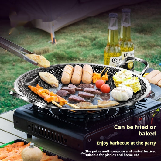 Bandeja de Horneado en Acero Inoxidable 316 para Camping y Exterior - Image 3