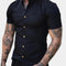 Cardigan Deportivo Slim Fit de Manga Corta para Hombre