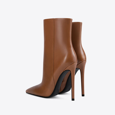 Botines de Tacón Stiletto Punta Afilada Estilo Europeo - Image 12