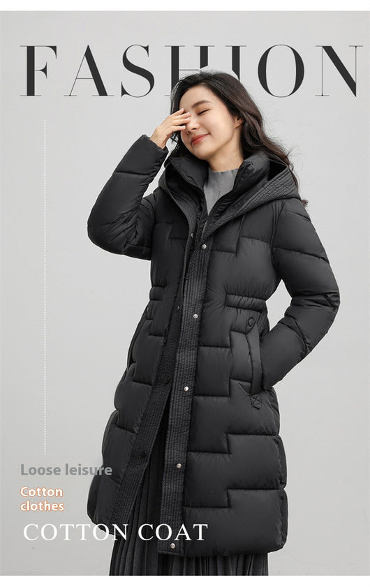 Abrigo Largo Ajustado con Capucha para Mujer - Diseño Invernal Elegante - Image 8