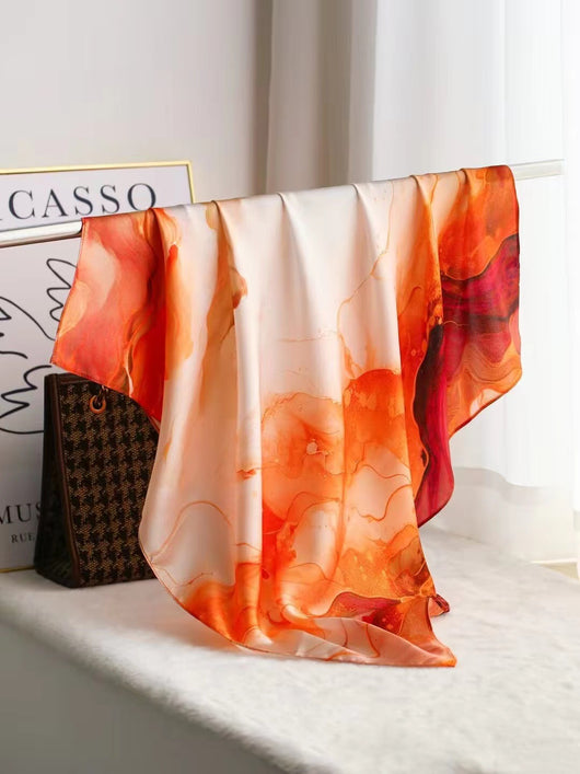 Pañuelo de Seda Cuadrado Lujo Elegante - Accesorio Premium para Regalo - Image 20