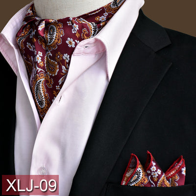 Pañuelo Ascot para Hombre - Corbata de Cuello Estilo Inglés - Image 9