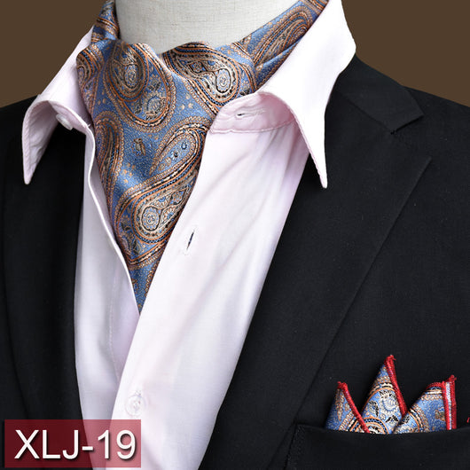 Pañuelo Ascot para Hombre - Corbata de Cuello Estilo Inglés - Image 18