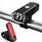 Luz Frontal para Bicicleta USB Recargable Aluminio