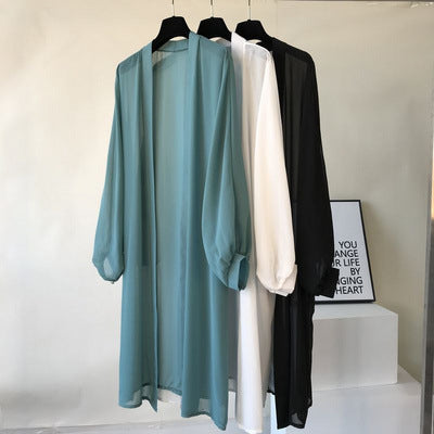 Cardigan Suelto Versátil para Clima Cálido