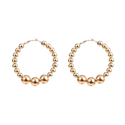 Aretes Minimalistas Ins Wind - Anillo de Aleación Elegante - Image 4