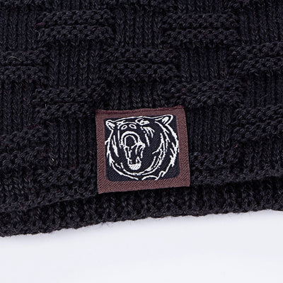 Gorro de Lana Tejida con Forro de Terciopelo para Invierno - Image 6