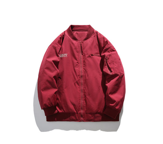 Chaqueta de Algodón con Bordado de Letras - Estilo Casual Sofisticado - Image 11