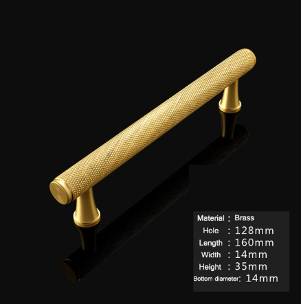 Tirador de Cobre Puro Estilo Chino Nórdico para Muebles y Vinotecas - Image 6