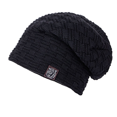 Gorro de Lana Tejida con Forro de Terciopelo para Invierno - Image 15