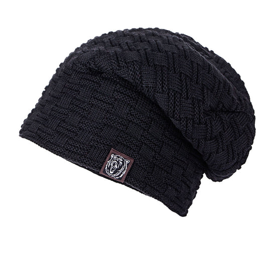 Gorro de Lana Tejida con Forro de Terciopelo para Invierno - Image 15
