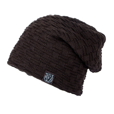 Gorro de Lana Tejida con Forro de Terciopelo para Invierno - Image 9