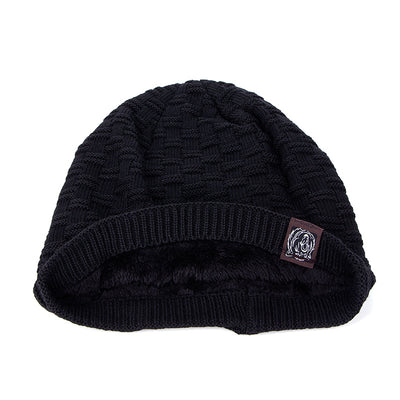 Gorro de Lana Tejida con Forro de Terciopelo para Invierno - Image 2