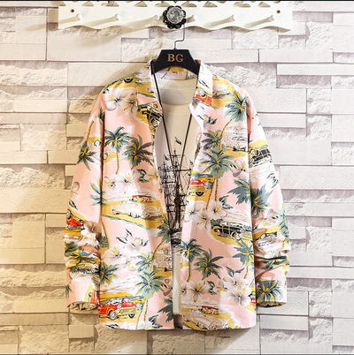 Camisa Manga Larga Estampado Floral para Hombre - Image 8