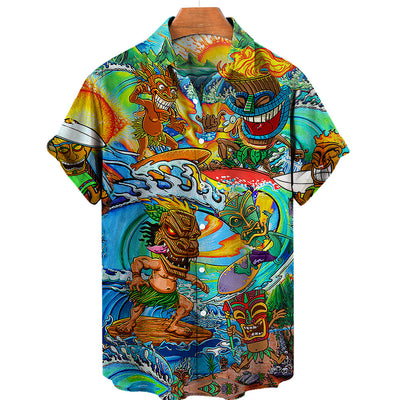 Camisa Estampada para Playa Hombre - Image 8