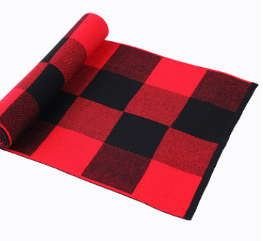 Bufanda de Lana Cuadros para Hombre - Invierno Cálido y Elegante - Image 10