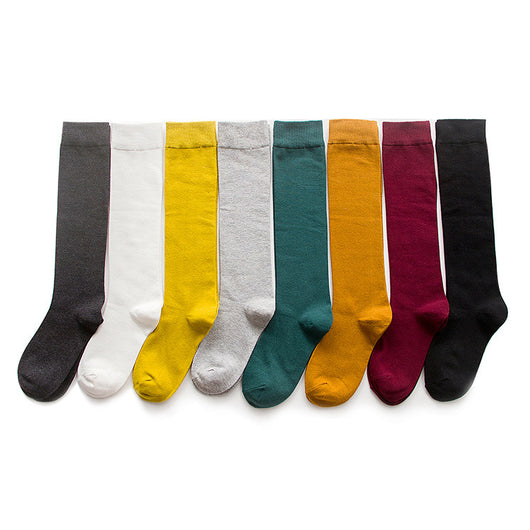 Calcetines Largos Estilo Japonés de Felpa Gruesa