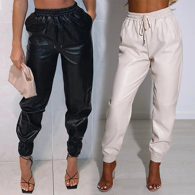 Pantalones Harem Casuales con Cintura Elástica Versátil - Image 9