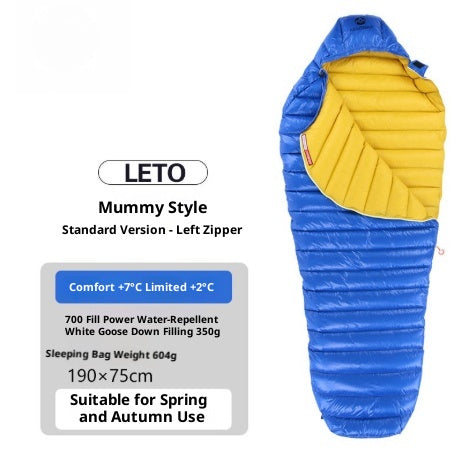 Saco de Dormir Ultraligero Plumón de Ganso para Camping - Image 2