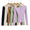 Blusa Entallada de Botón Simple para Mujer
