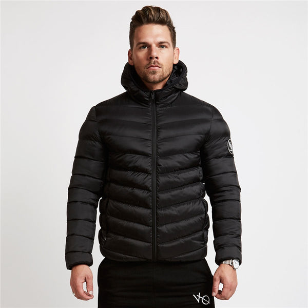 Abrigo Acolchado Casual Hombre Invierno - Chaqueta Suelta Térmica Algodón