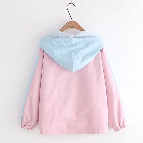 Cardigan Estampado con Capucha