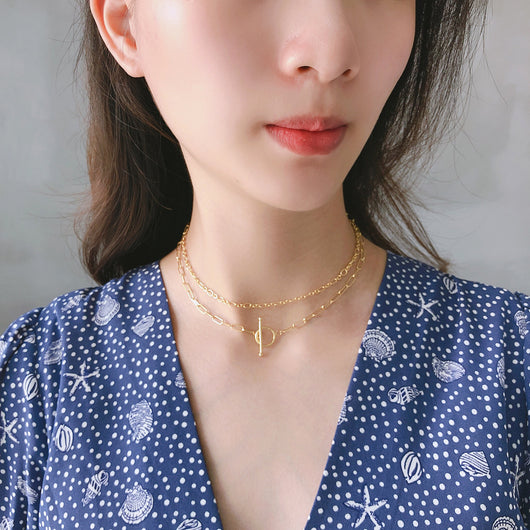 Collar Doble Cadena Corto - Image 3